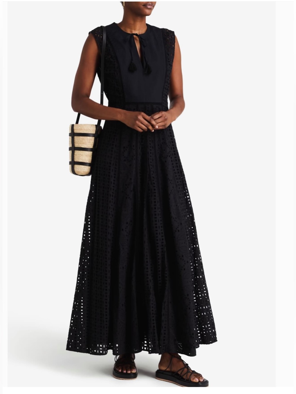 Veronica Beard Black Dress with Branded Neck Label